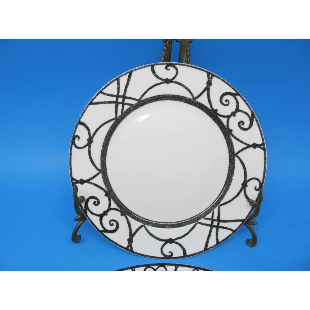 Emeril By Gorham Decatur Street White Dinner Plate 3 Salad Plates And 1 Bowl UC